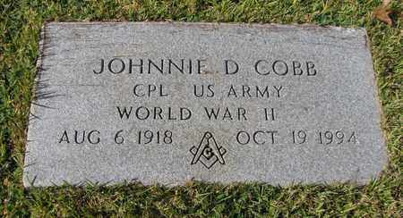 COBB (VETERAN WWII), JOHNNIE D (NEW) - Caswell County, North Carolina | JOHNNIE D (NEW) COBB (VETERAN WWII) - North Carolina Gravestone Photos