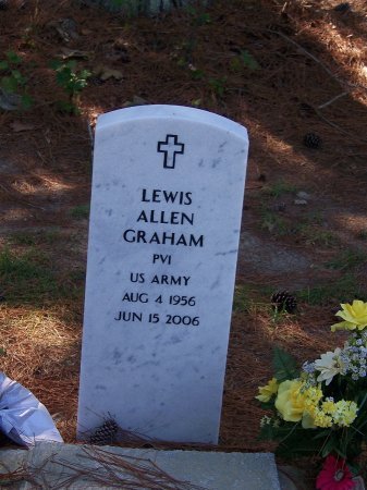 GRAHAM (VETERAN), LEWIS ALLEN - Hoke County, North Carolina | LEWIS ALLEN GRAHAM (VETERAN) - North Carolina Gravestone Photos