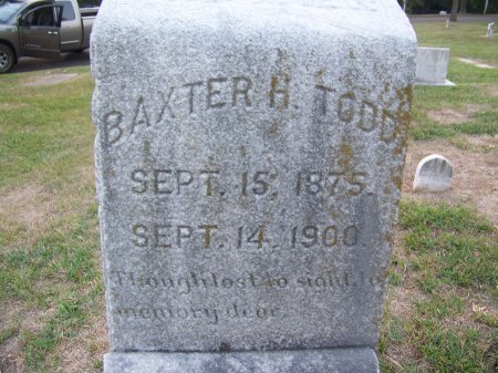 TODD, BAXTER H. - Mecklenburg County, North Carolina | BAXTER H. TODD - North Carolina Gravestone Photos
