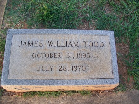 TODD, JAMES WILLIAM - Mecklenburg County, North Carolina | JAMES WILLIAM TODD - North Carolina Gravestone Photos