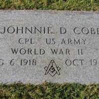 Johnnie D (new) COBB (VETERAN WWII)